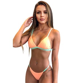 Biquíni Feminino Aviador, Calcinha de Fita Empina Bumbum