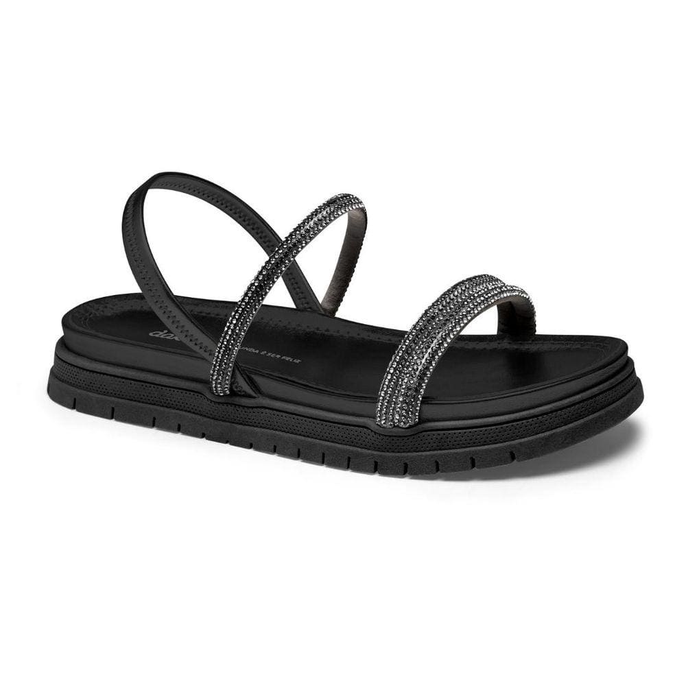 Sandália Dakota Flatform Papete Com Brilho e Strass Feminino Y3013