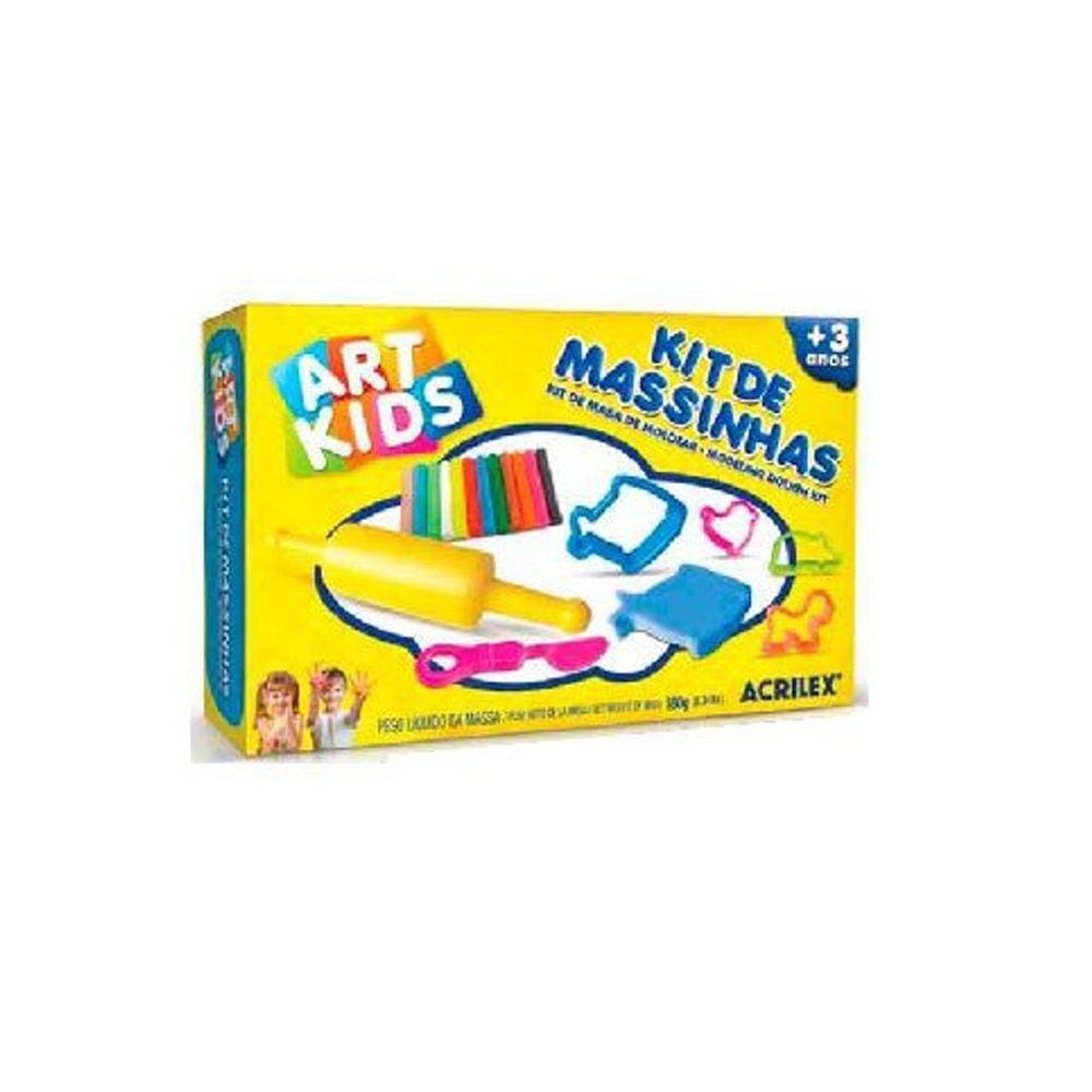 Kit Massinhas Art Kids - Acrilex - 180g
