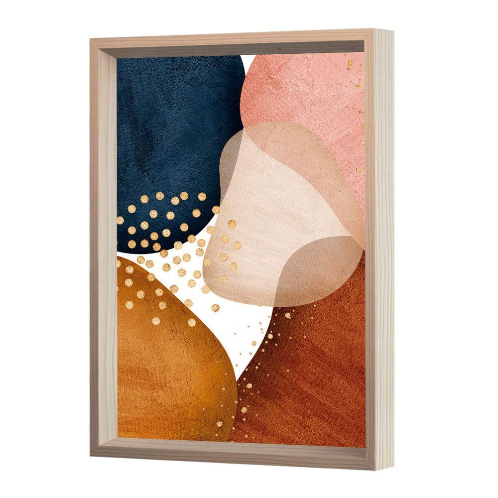 Quadro Decorativo Boho Formas Moderno Sala Cores Abstrato