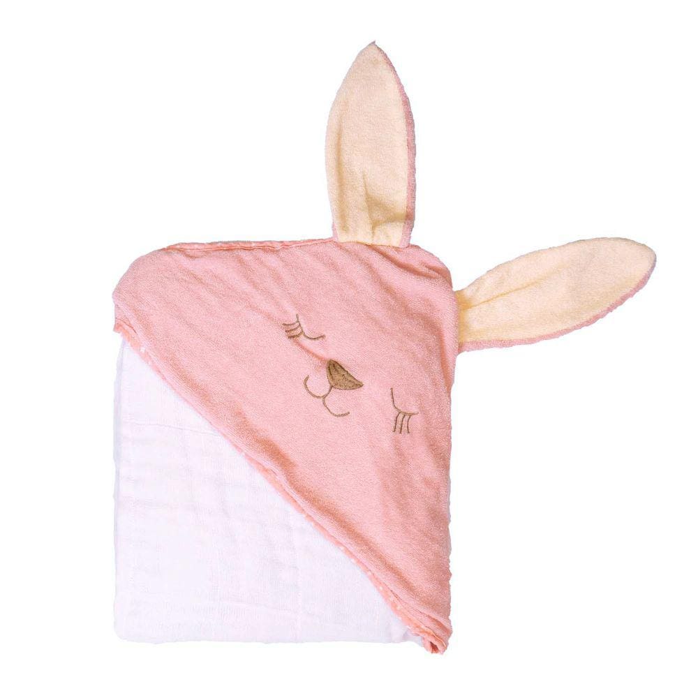 Toalha Soft Com Capuz Bublim Baby 100% Algodão 80Cm X 80Cm Estampas