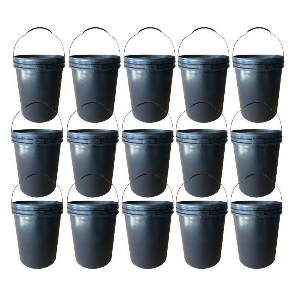 Balde 20L Para Tirar Leite Vaca - 15 Pçs