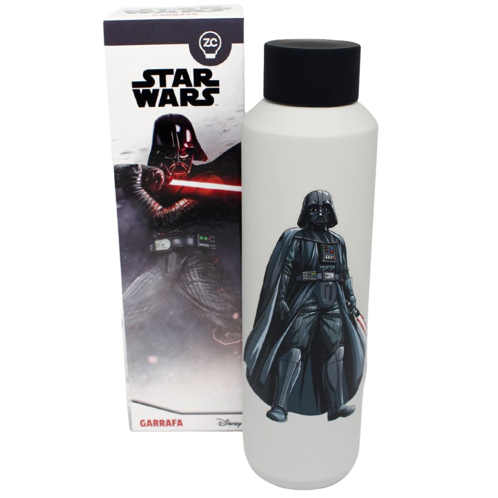 Garrafa Darth Vader Térmica 6 Horas 600ml Oficial Star Wars