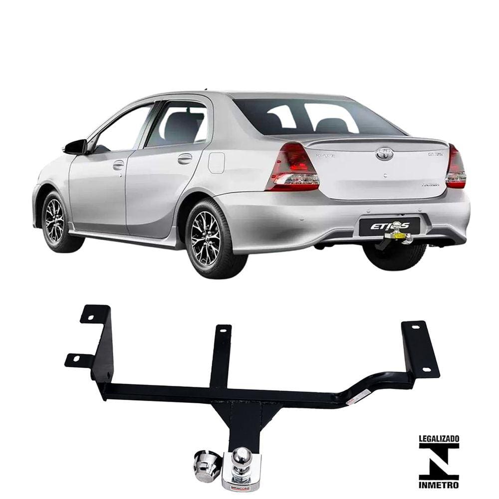 Engate Reboque Rabicho Fixo Etios Sedan 2013 a 2017 450Kg
