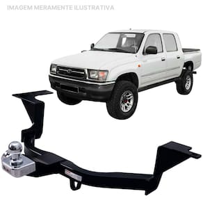Engate Reboque Rabicho Fixo Hilux 1998 a 2004 1200Kg