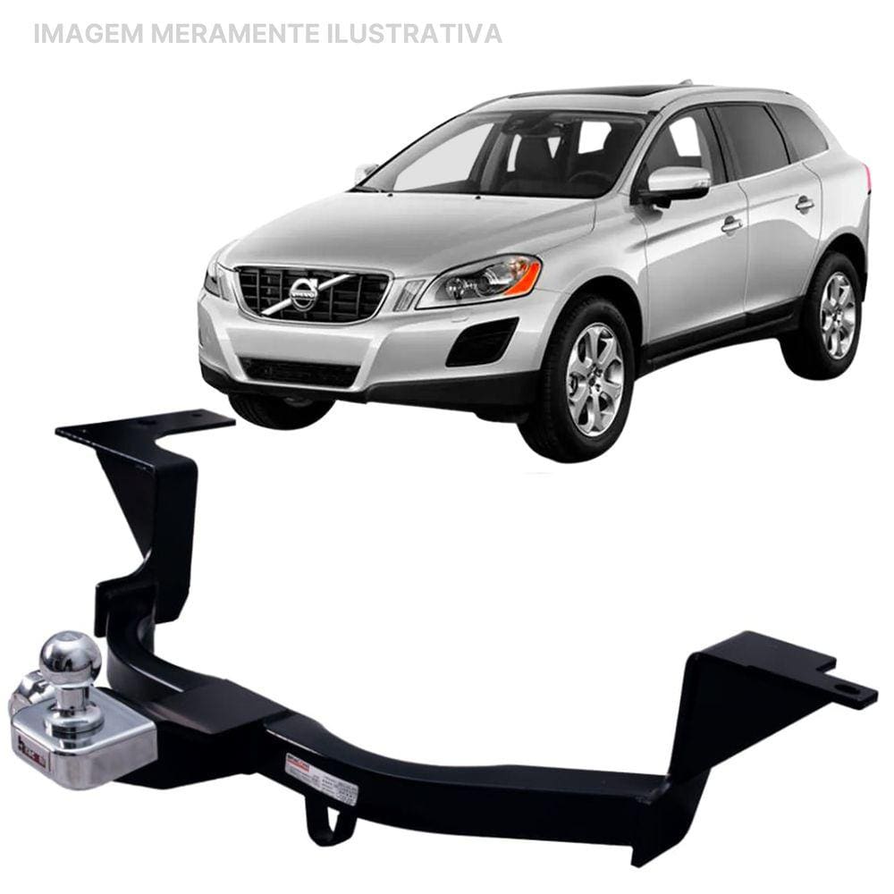 Engate Reboque Rabicho Fixo XC60 2012 a 2016 600Kg