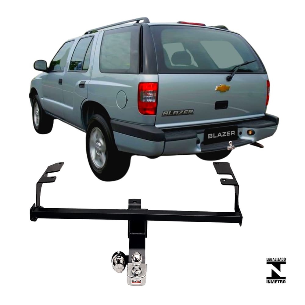 Engate Reboque Rabicho Fixo Blazer 2001 a 2010 1000Kg