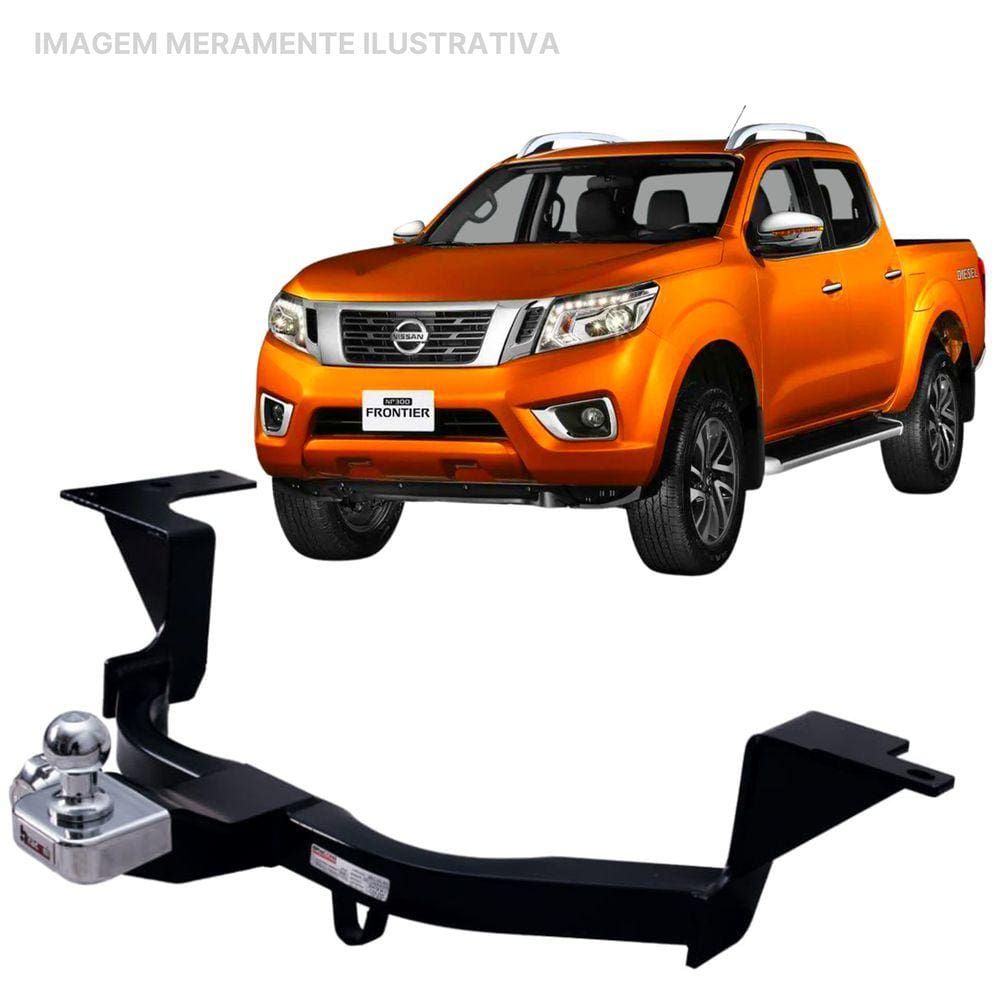 Engate Reboque Rabicho Fixo Frontier 2017 a 2021 1000Kg