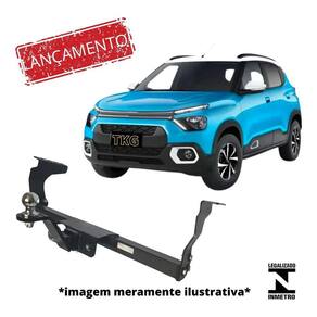 Engate Reboque Rabicho Fixo Citroen C3 2023 500Kg