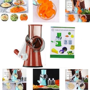Cortador Fatiador Legumes 3 Laminas Verduras Ralador Alimentos Queijo Cozinha 888671