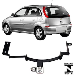 Engate Reboque Rabicho Fixo Corsa Hatch 2002 a 2012 450Kg