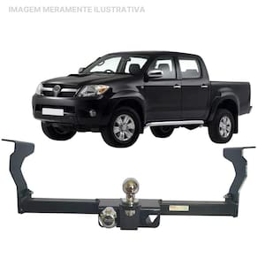 Engate Reboque Rabicho Removivel Hilux 2005 a 2015 1500Kg