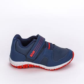 Tênis Infantil Masculino Kidy Flex Marinho Vermelho