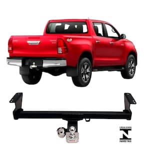 Engate Reboque Rabicho Fixo Hilux 2016 a 2021 1000Kg