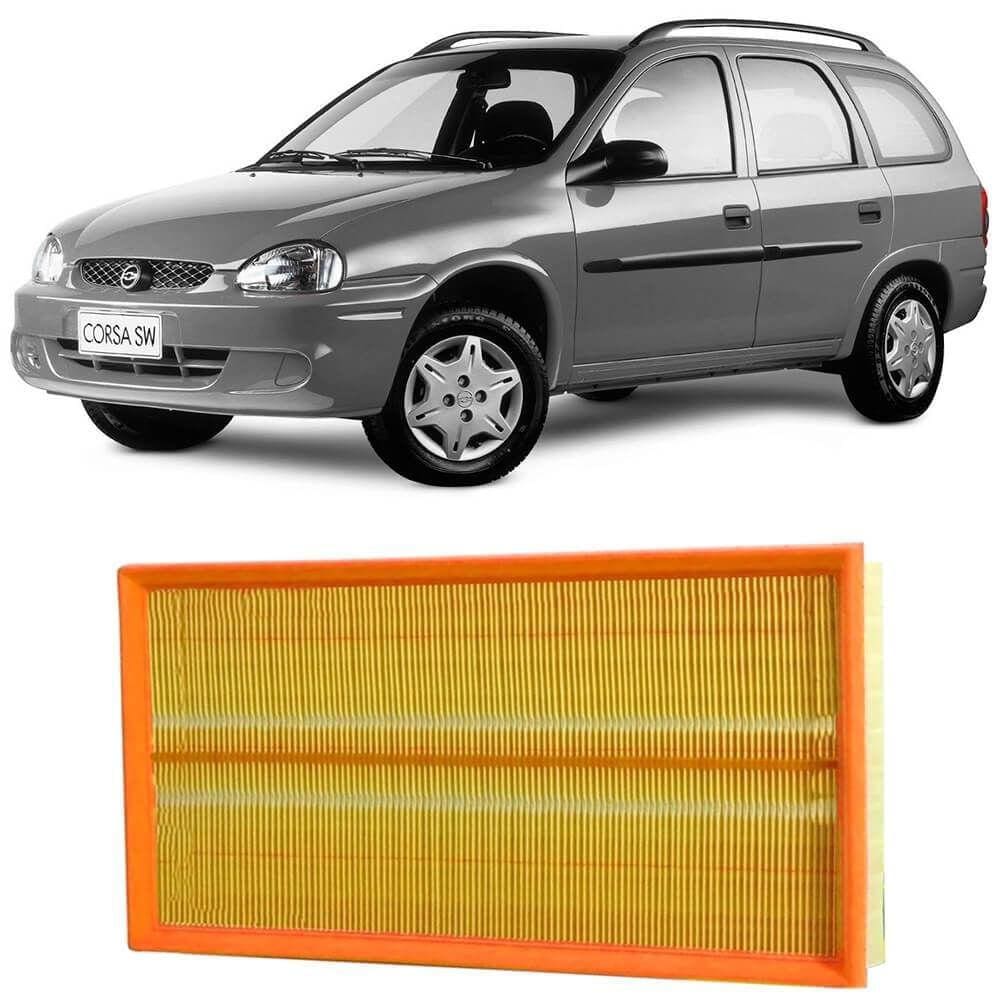 Filtro Ar Corsa Wagon 1.0 1.6 97 A 2002 Metal Leve