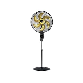 Ventilador de Coluna 40cm Chronos Pr/dr 220v Mallory Preto/Dourado