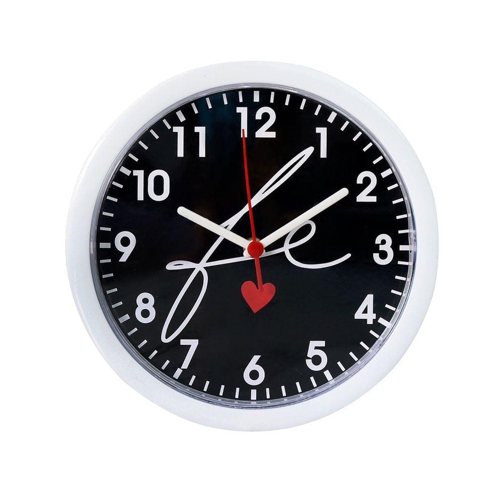 Relógio De Parede De Plástico 25cm