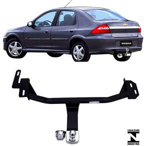 Engate Reboque Rabicho Fixo Prisma 2006 a 2012 450Kg
