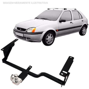 Engate Reboque Rabicho Fixo Fiesta Street 1996 a 2005 450Kg