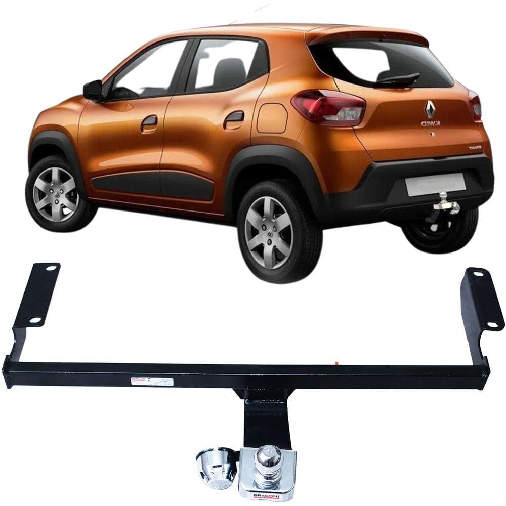 Engate Reboque Rabicho Fixo Kwid 2017 a 2021 450Kg
