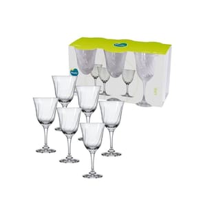 Jogo Conjunto Taça Vinho Vidro Nadir 250 ml Kit 6 Unidades