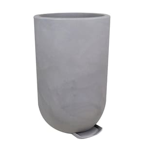 Vaso Decô Alto 50 X 80 Cm Cor 19 - Antique Cimento