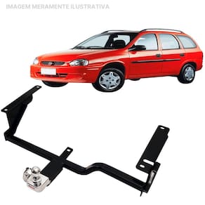 Engate Reboque Rabicho Fixo Corsa Wagon 1999 a 2004 600Kg