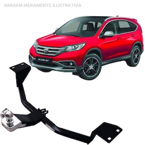 Engate Reboque Rabicho Fixo Honda Crv 2007 a 2011 600Kg