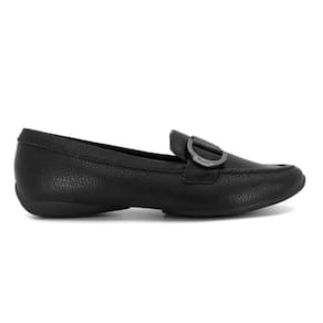Mocassim Usaflex Couro Casual Enfeite Aj2204