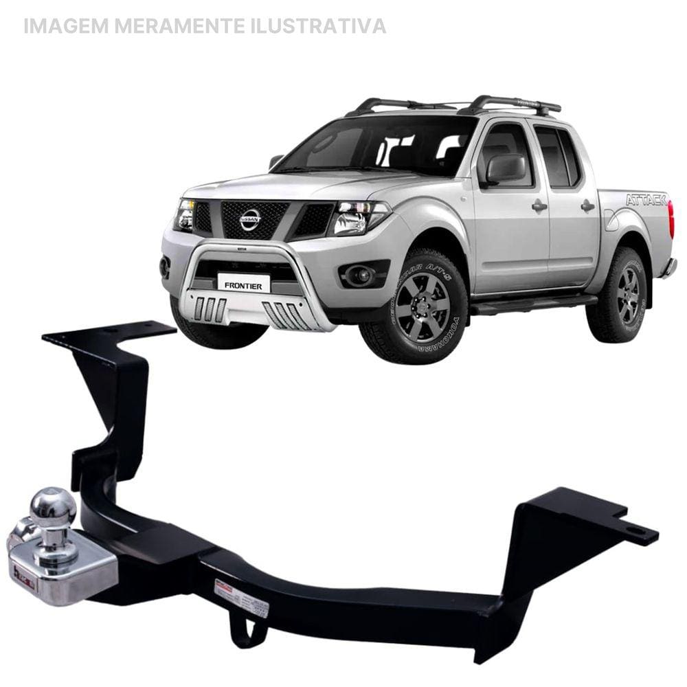 Engate Reboque Rabicho Fixo Frontier 2008 a 2016 1000Kg
