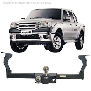 Engate Reboque Rabicho Removivel Ranger 2006 a 2012 1500Kg