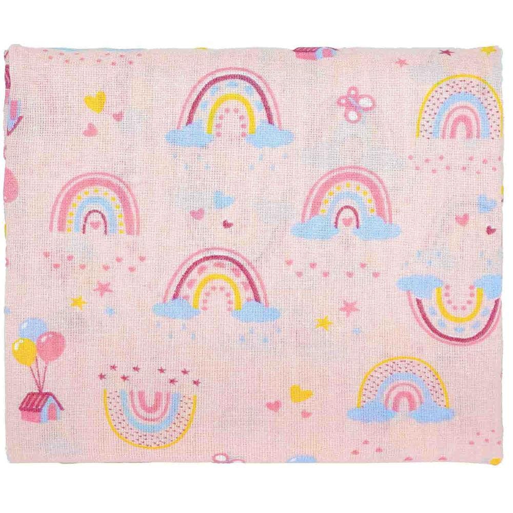 Lençol Com Elástico Para Berço Americano Bublim Baby 100% Algodão Estampas