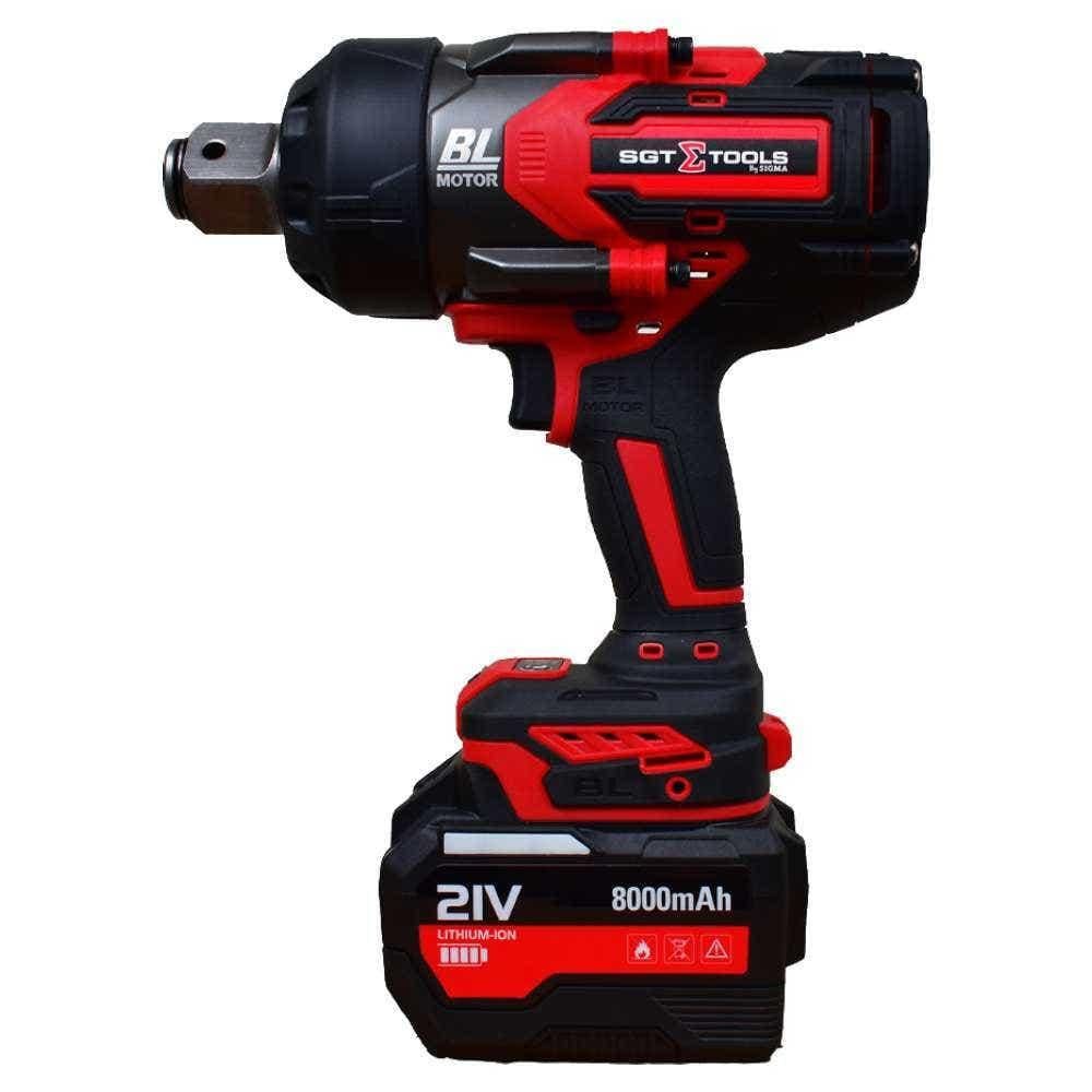Chave de Impacto 21V 2500NM Brushless SGT7515 2 Baterias SIGMA