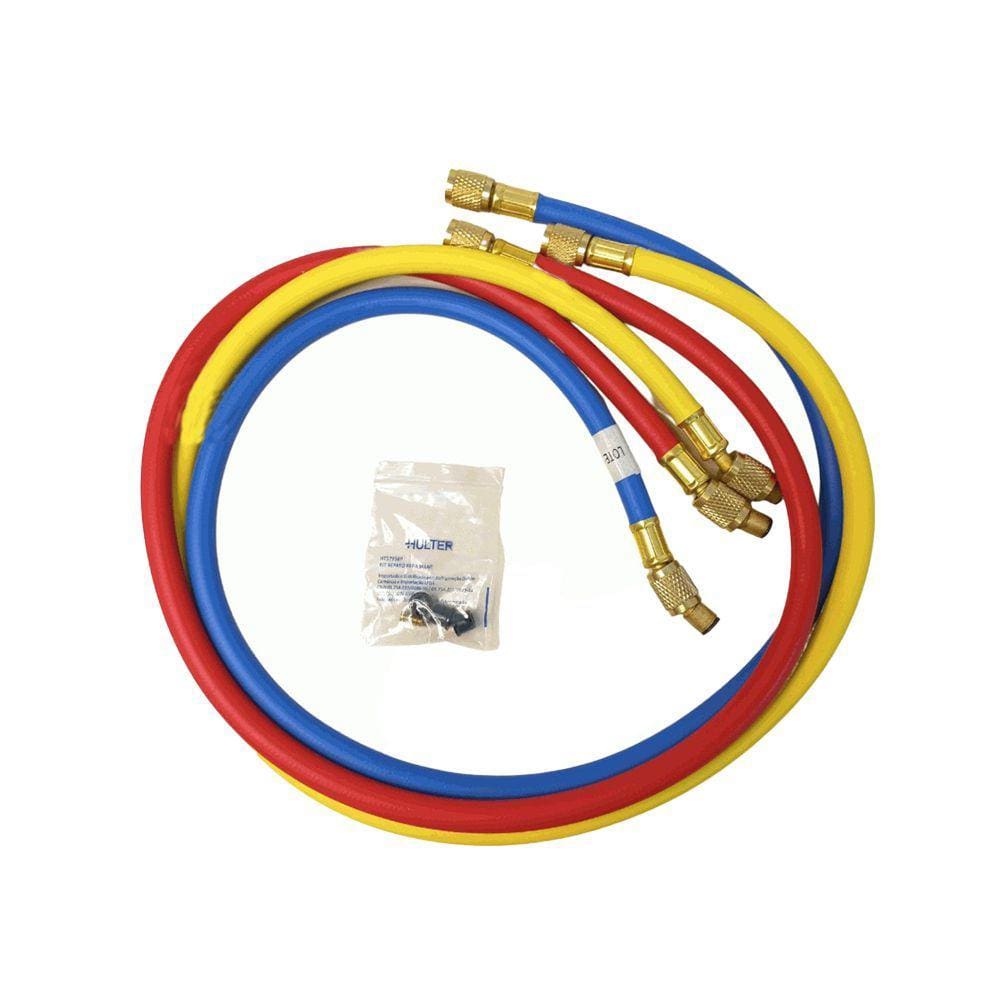 Mangueira P/ Manifold 0,90cm P/ Gás R22/134a/404a/407 Hulter