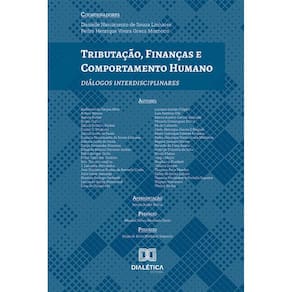Tributação, Finanças e Comportamento Humano - Diálogos interdisciplinares