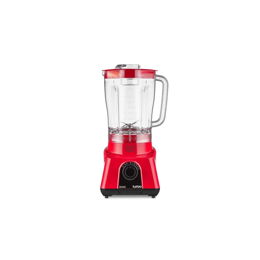 Liquidificador Multi Turbo Vermelho Multilaser 800W Lq803 127V