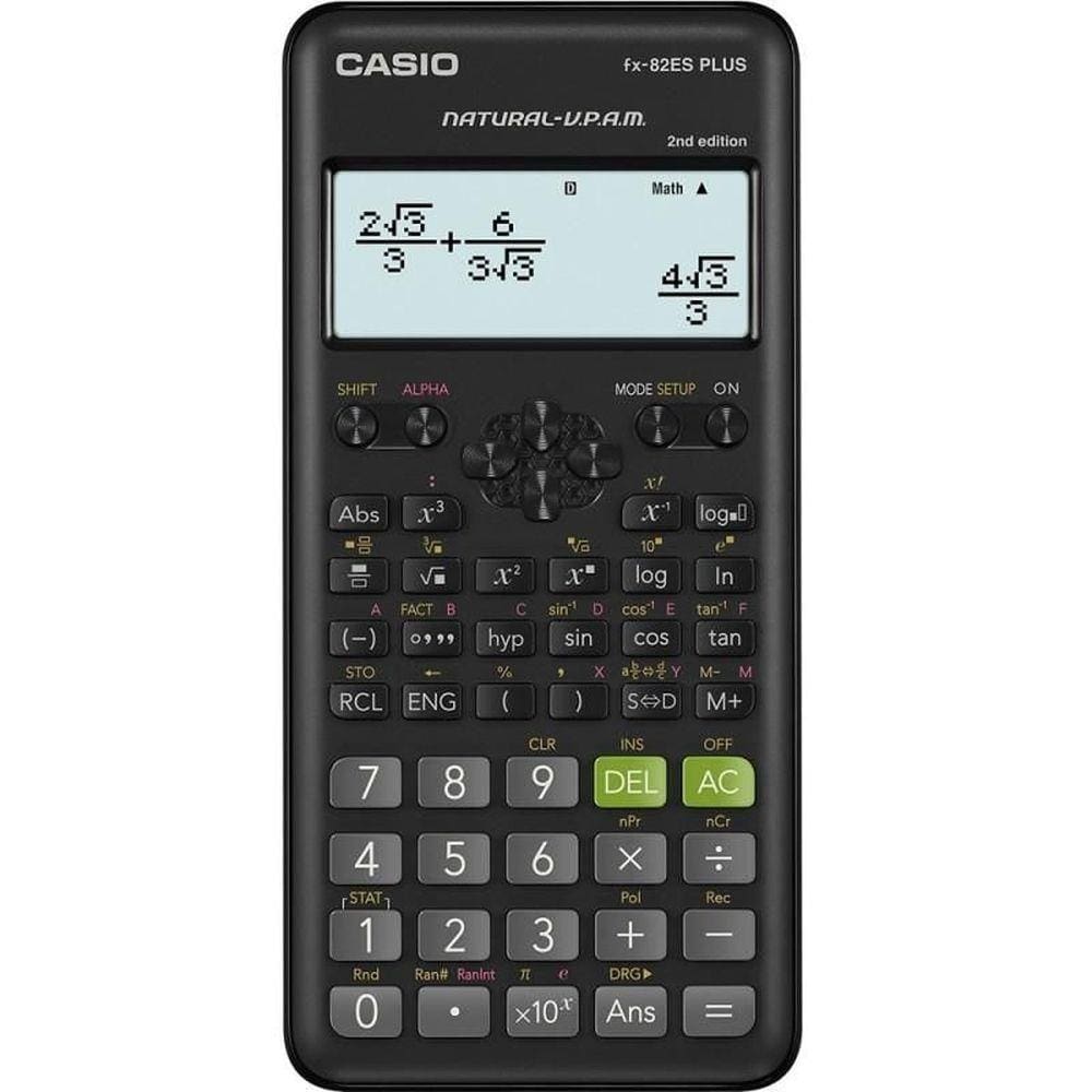 Calculadora Cientifica 252 Funcoes Fx-82Es Plus-2 Preta Cas