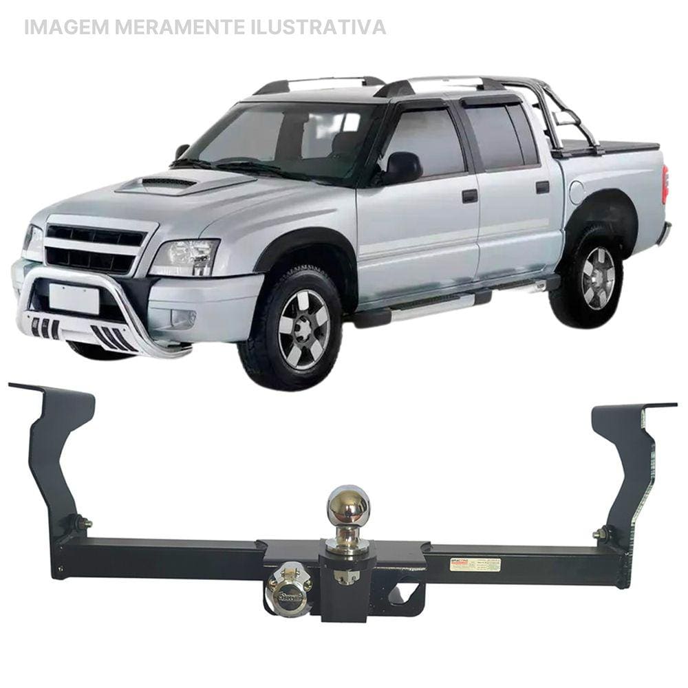 Engate Reboque Rabicho Removivel S10 2001 a 2011 1500Kg