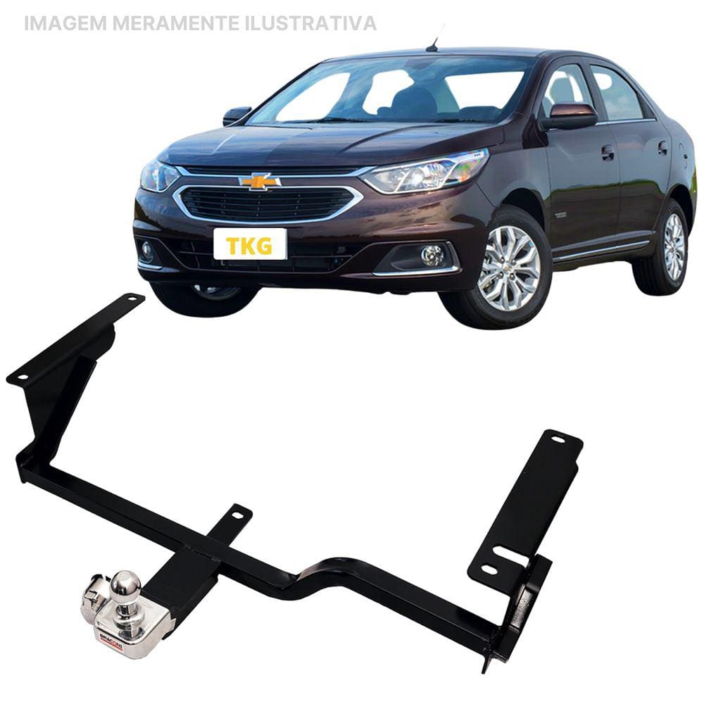 Engate Reboque Rabicho Fixo Cobalt 2016 a 2020 450Kg
