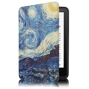 Case Couro Auto Sleep Estampada Para Kindle 11 Ger. C2V2L3