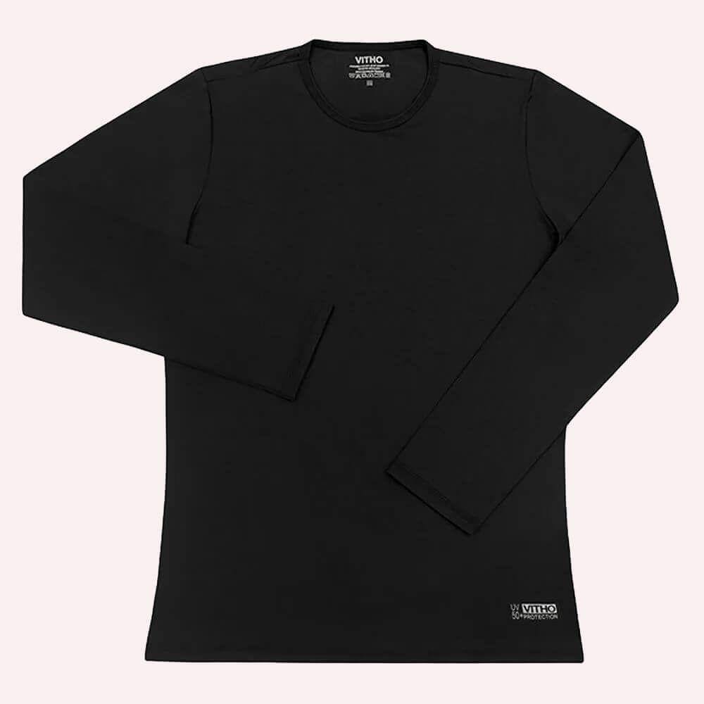 Camiseta Masculina Proteção Térmica UV Theo 50+ Azul Marinho G