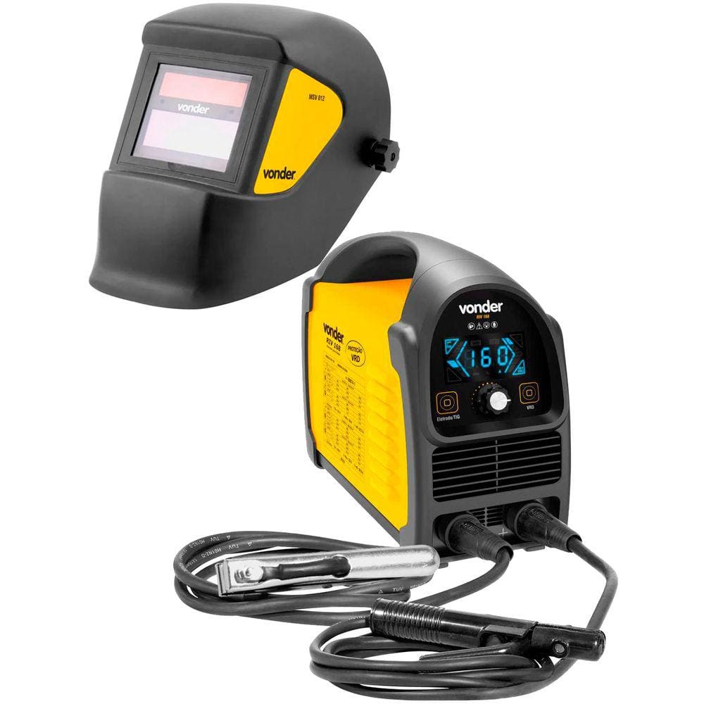 Máquina de Solda RIV168 + Máscara Automático MSV012 Vonder