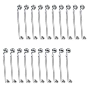 Alça de Apoio 80cm Barra Inox Kit 20 Unidades Idoso Deficiente Cadeirante Suporte Box Banheiro