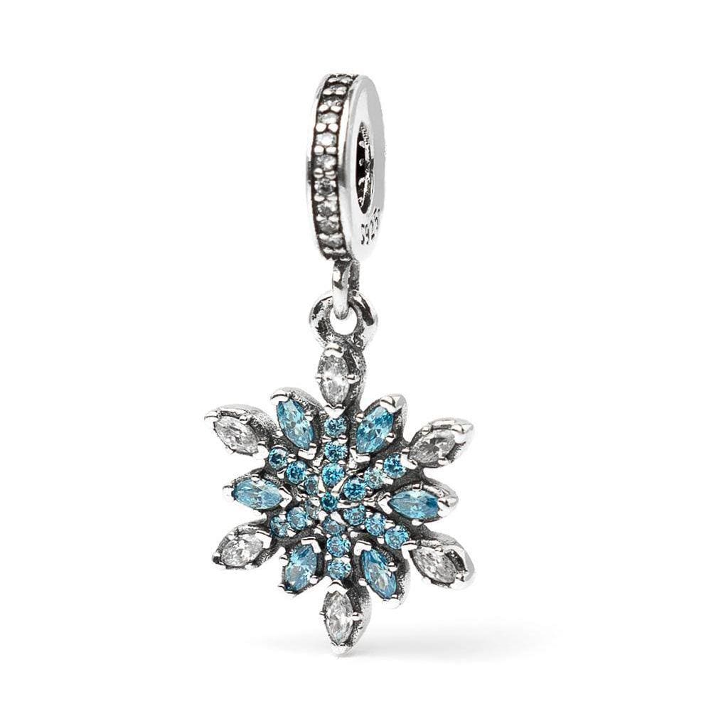 Berloque Pingente Neve Frozen