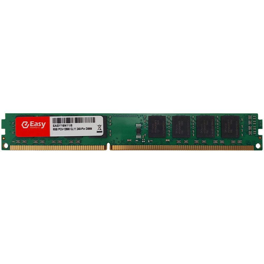 Memória 8GB Easy Memory, DDR3, 1600MHz, CL11 - EASY16N11/8