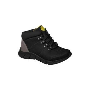 Tênis Cano Alto Infantil Masculino Ortopé Flex Boot Cinza e Preto