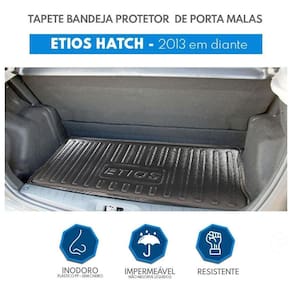 Tapete Bandeja Porta Malas Toyota Etios Hatch Preto