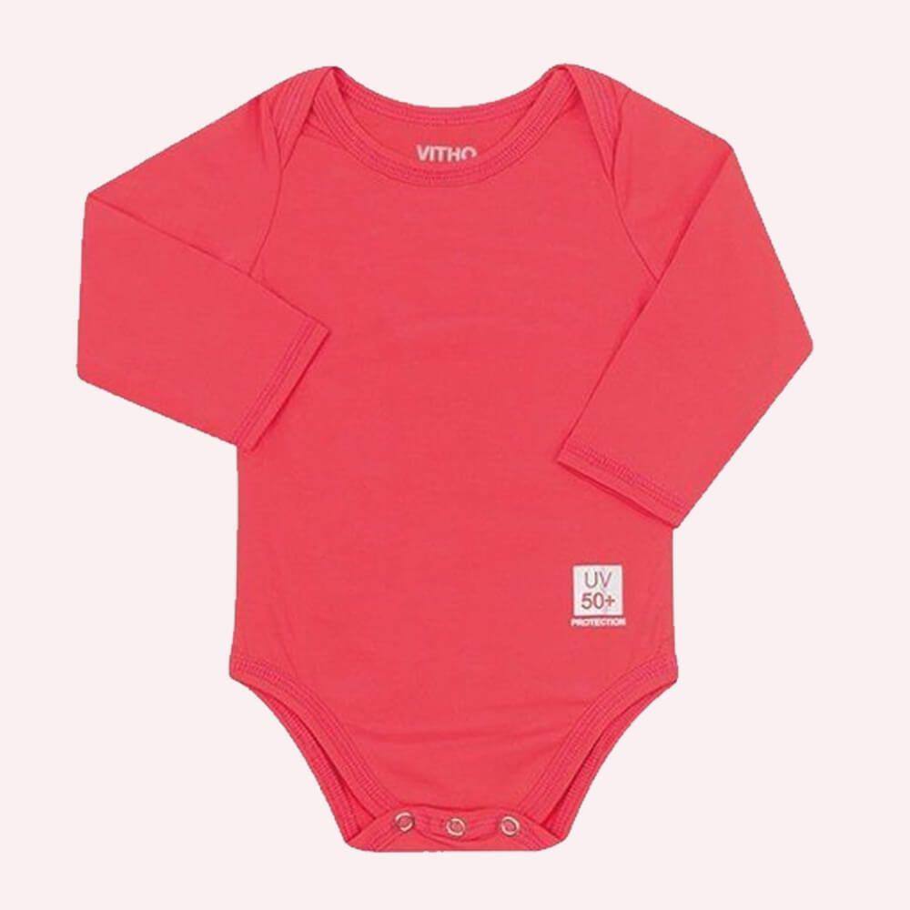 Body UV Infantil Térmico Bebe Theo 50+ Laranja 3