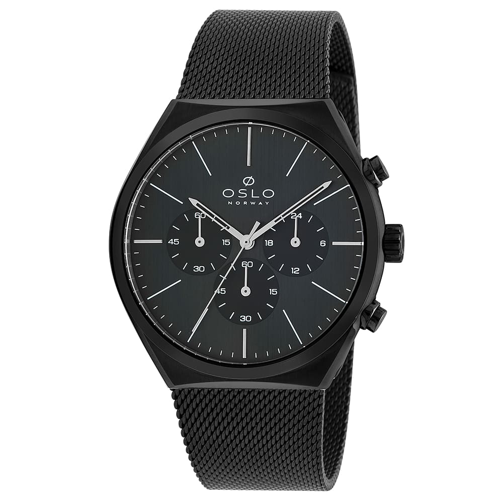 Relogio Oslo Masculino Cronografo Ompsscvd0003 Preto