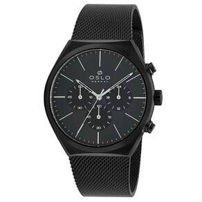 Relogio Oslo Masculino Cronografo Ompsscvd0003 Preto